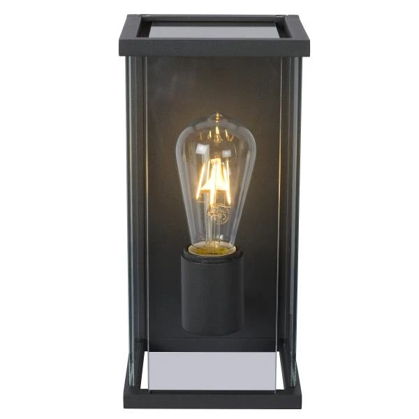 Lucide CLAIRE - Wandlamp Binnen/Buiten - 1xE27 - IP54 - Antraciet - detail 4